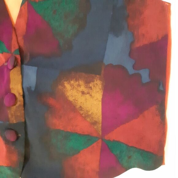 90's "Blast" Vintage Multicolour Vest - Picture 6 of 8